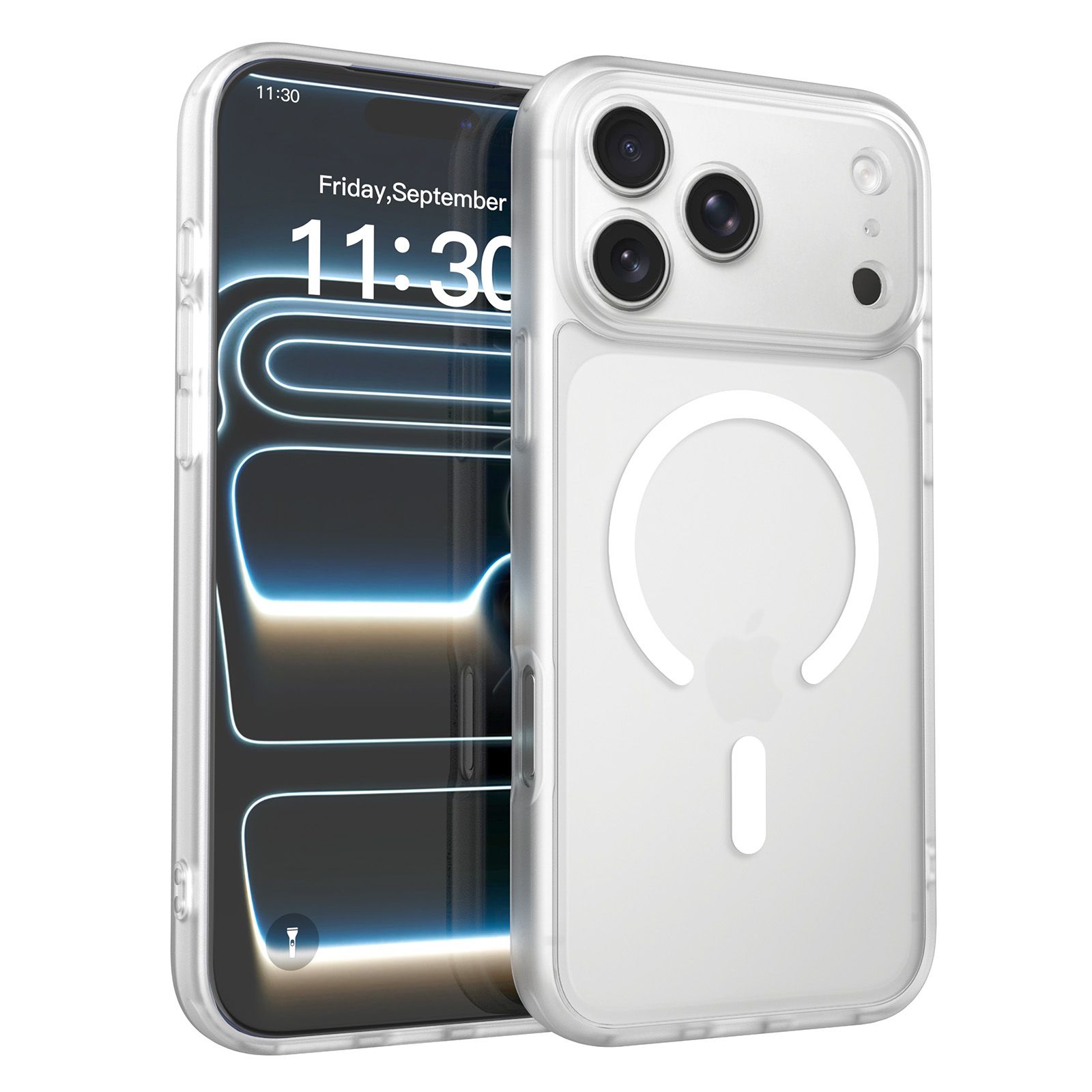 Frost Shield Translucent Matte Frosted Skin Feel Magsafe Case — 123