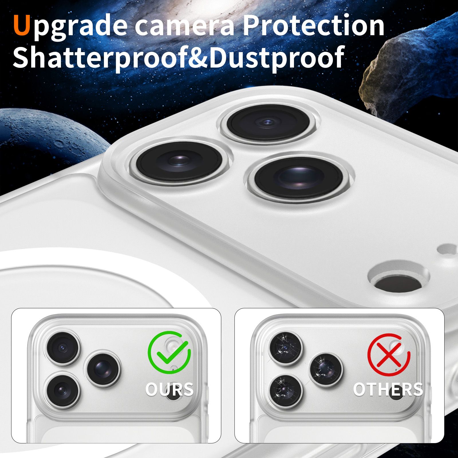 Frost Shield Translucent Matte Frosted Skin Feel Magsafe Case — 128