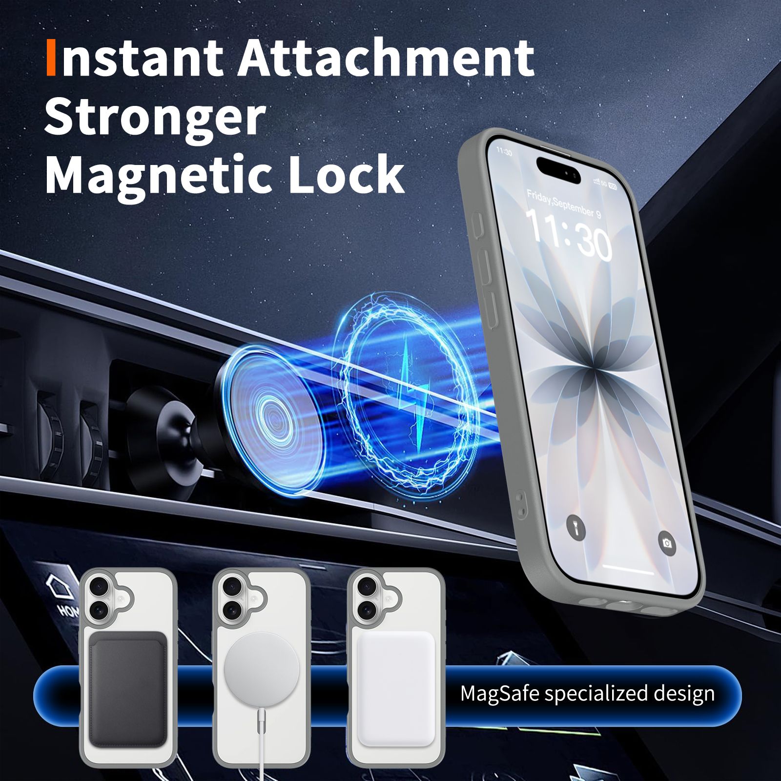 Prism Clear Magnetic Case — 49