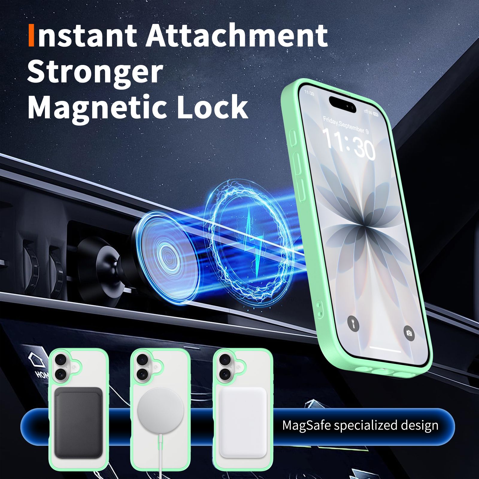Prism Clear Magnetic Case — 19