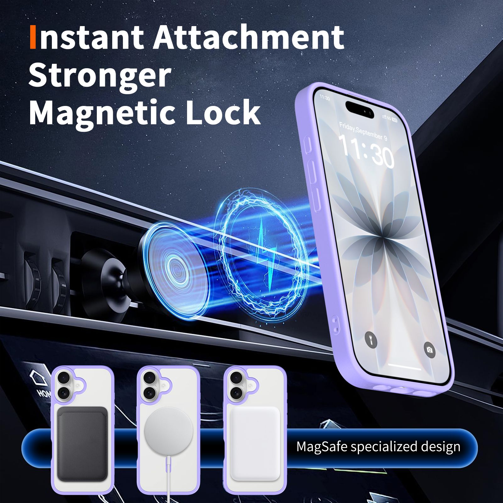 Prism Clear Magnetic Case — 25