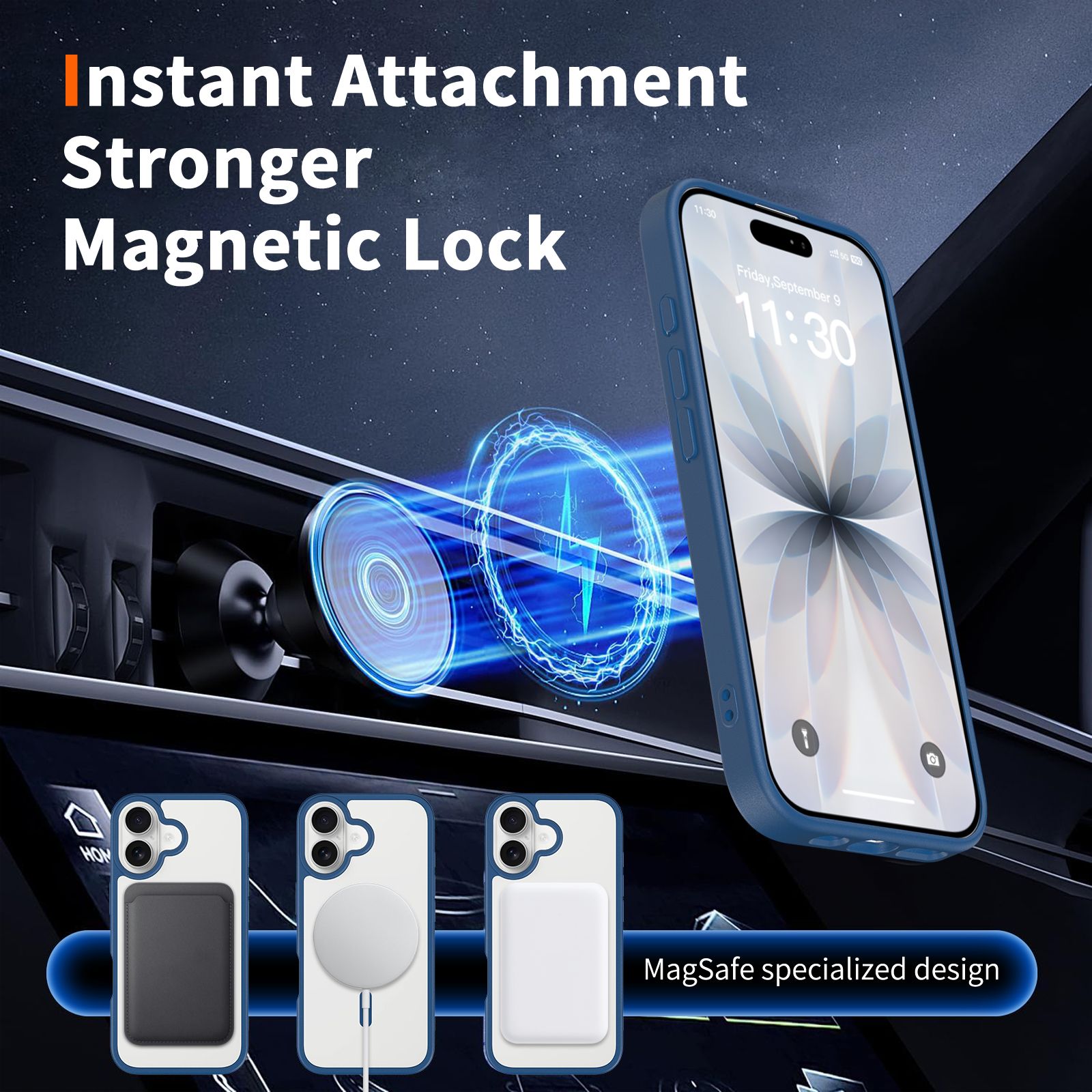 Prism Clear Magnetic Case — 43
