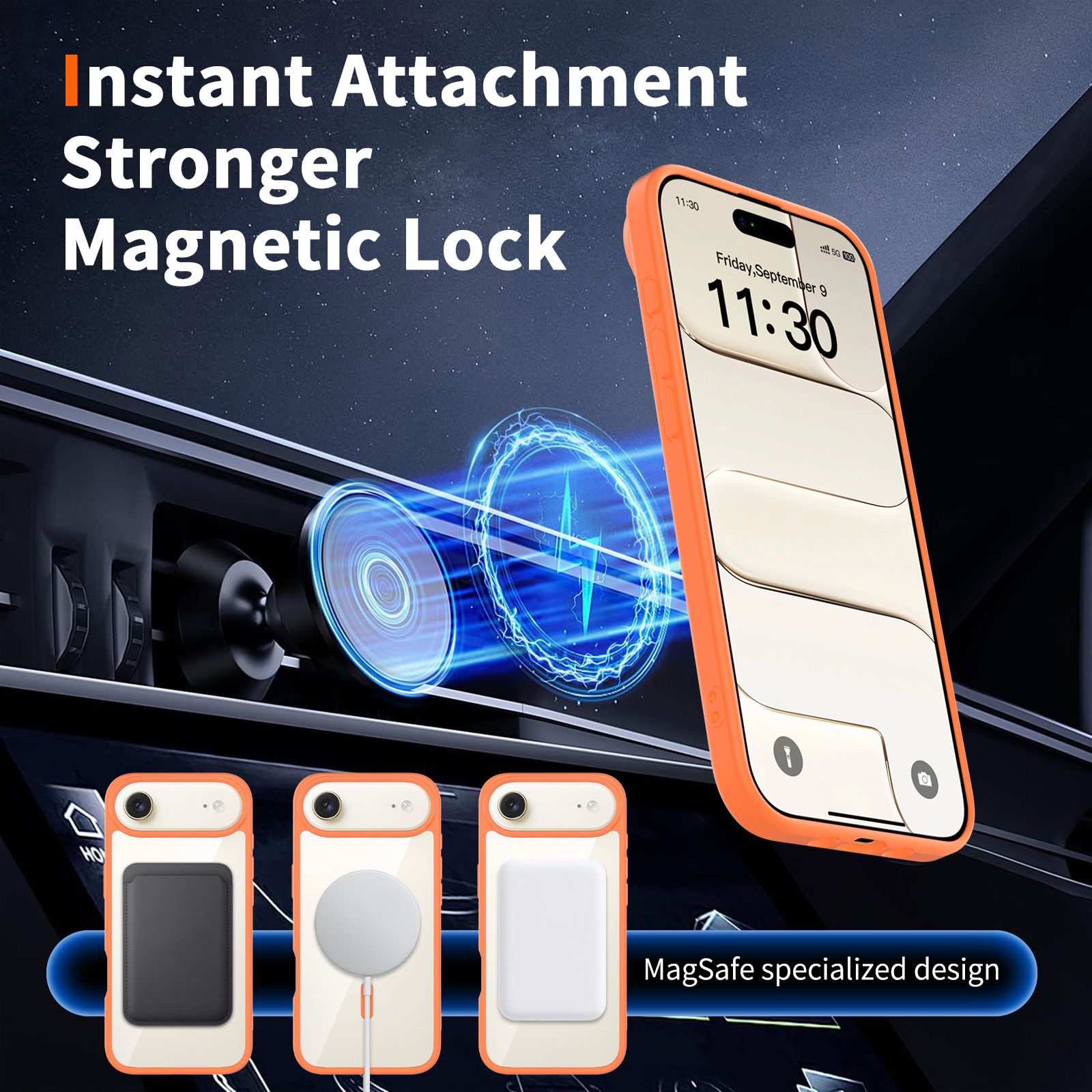 Prism Clear Magnetic Case — 56