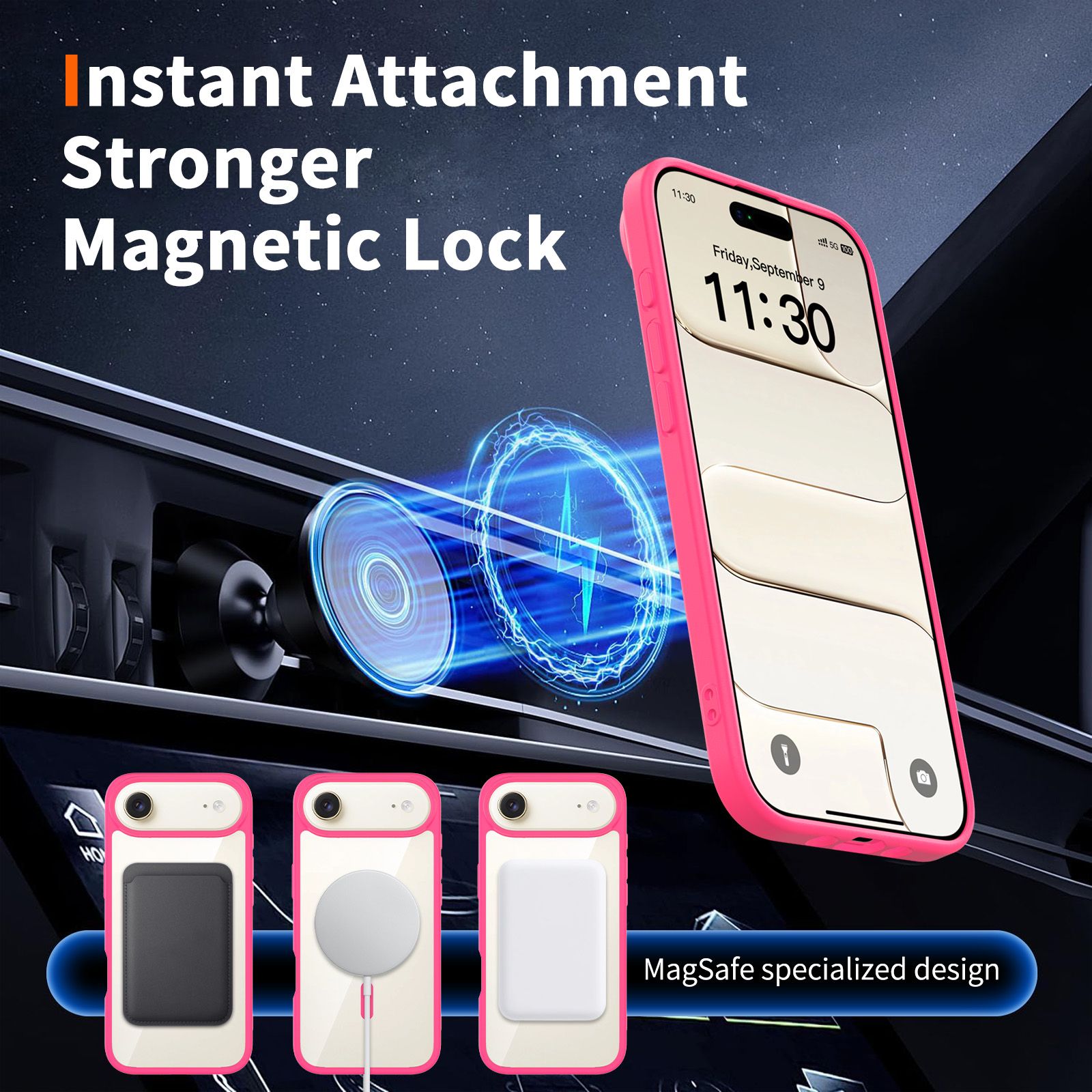 Prism Clear Magnetic Case — 90
