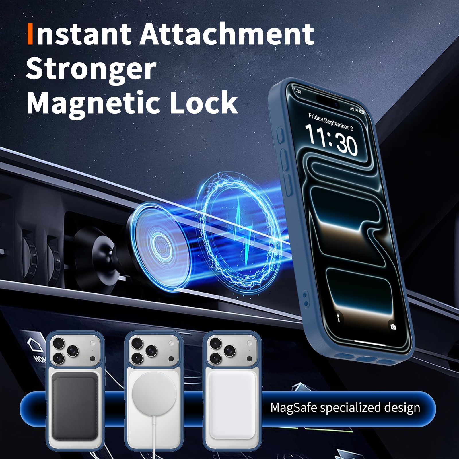 Prism Clear Magnetic Case — 159