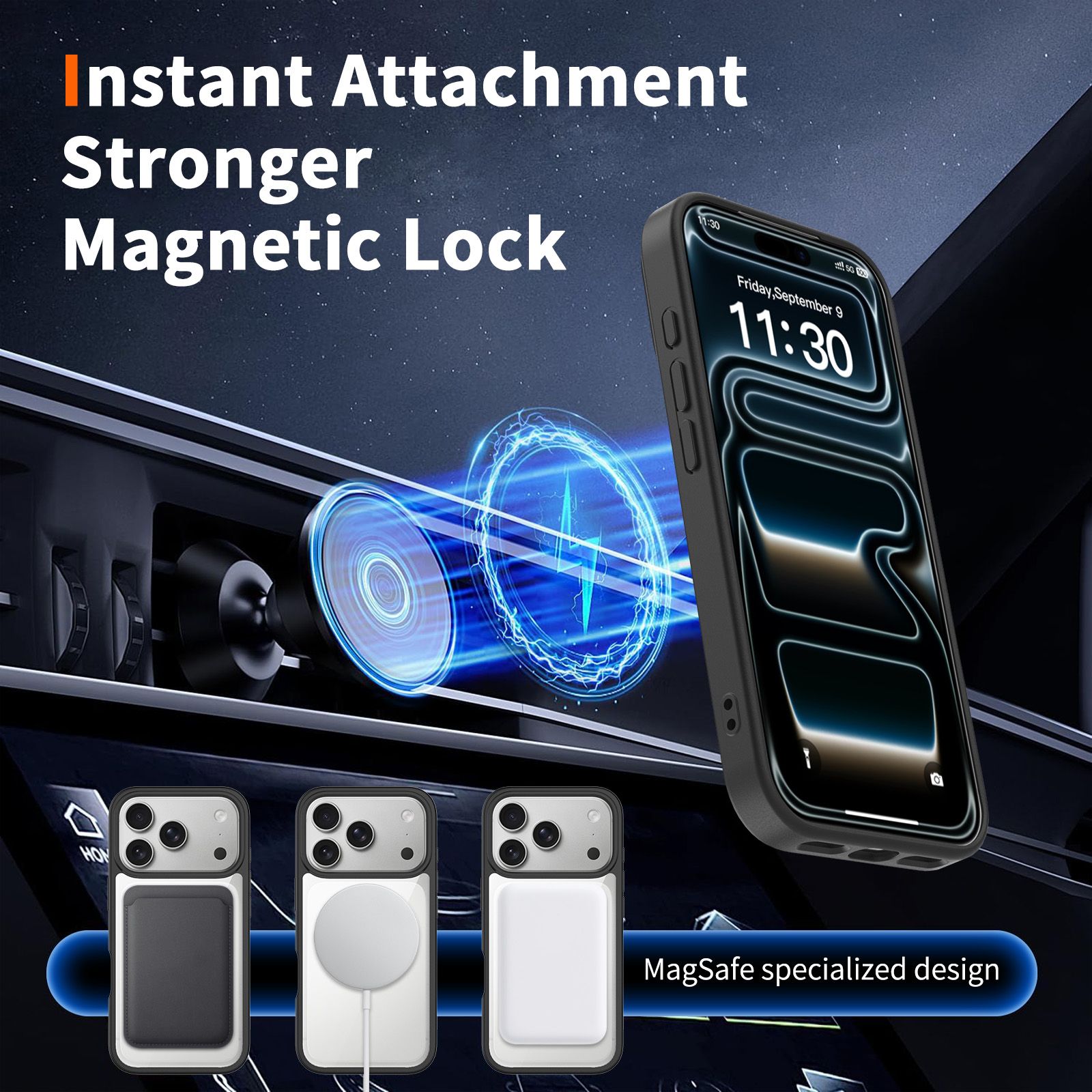 Prism Clear Magnetic Case — 153