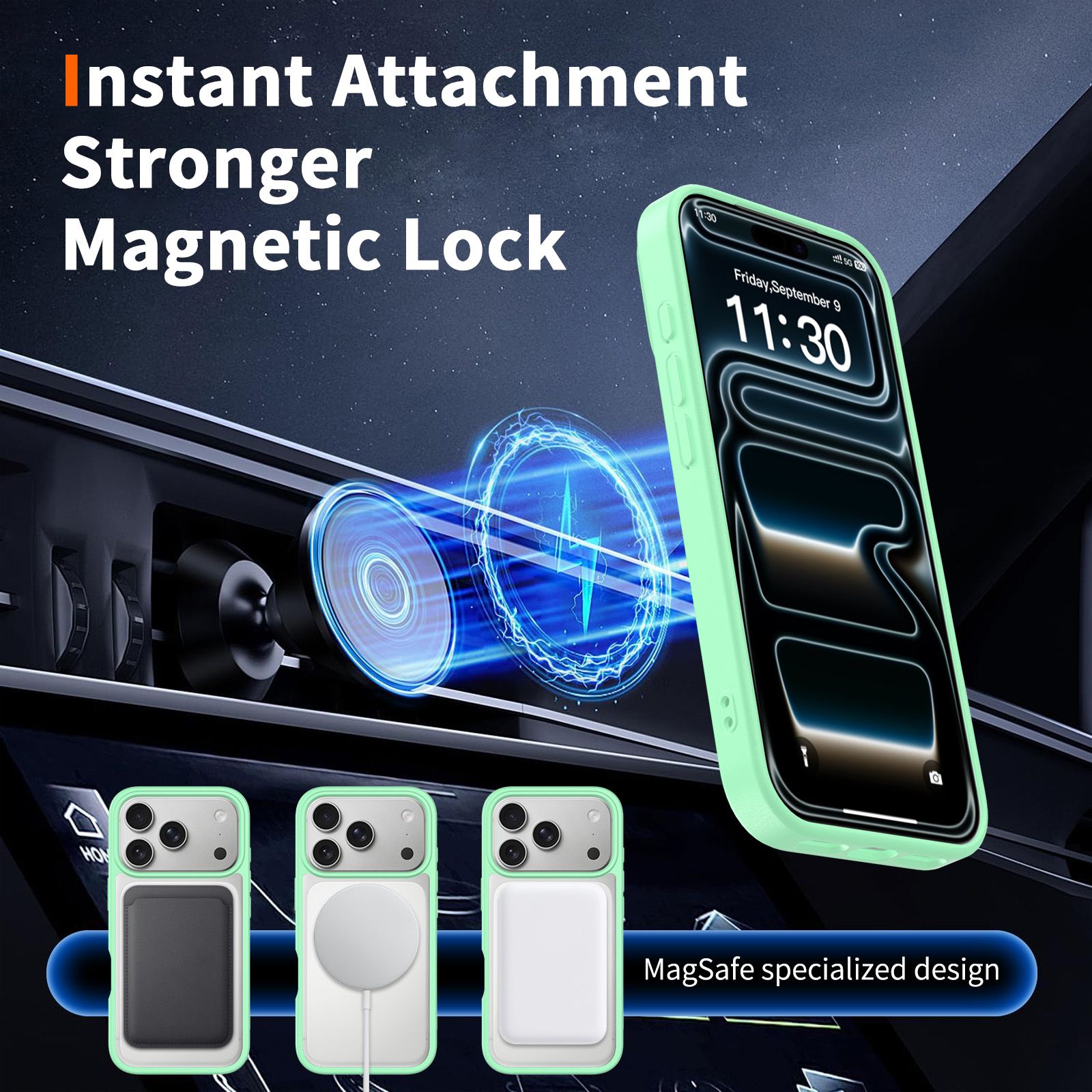 Prism Clear Magnetic Case — 135