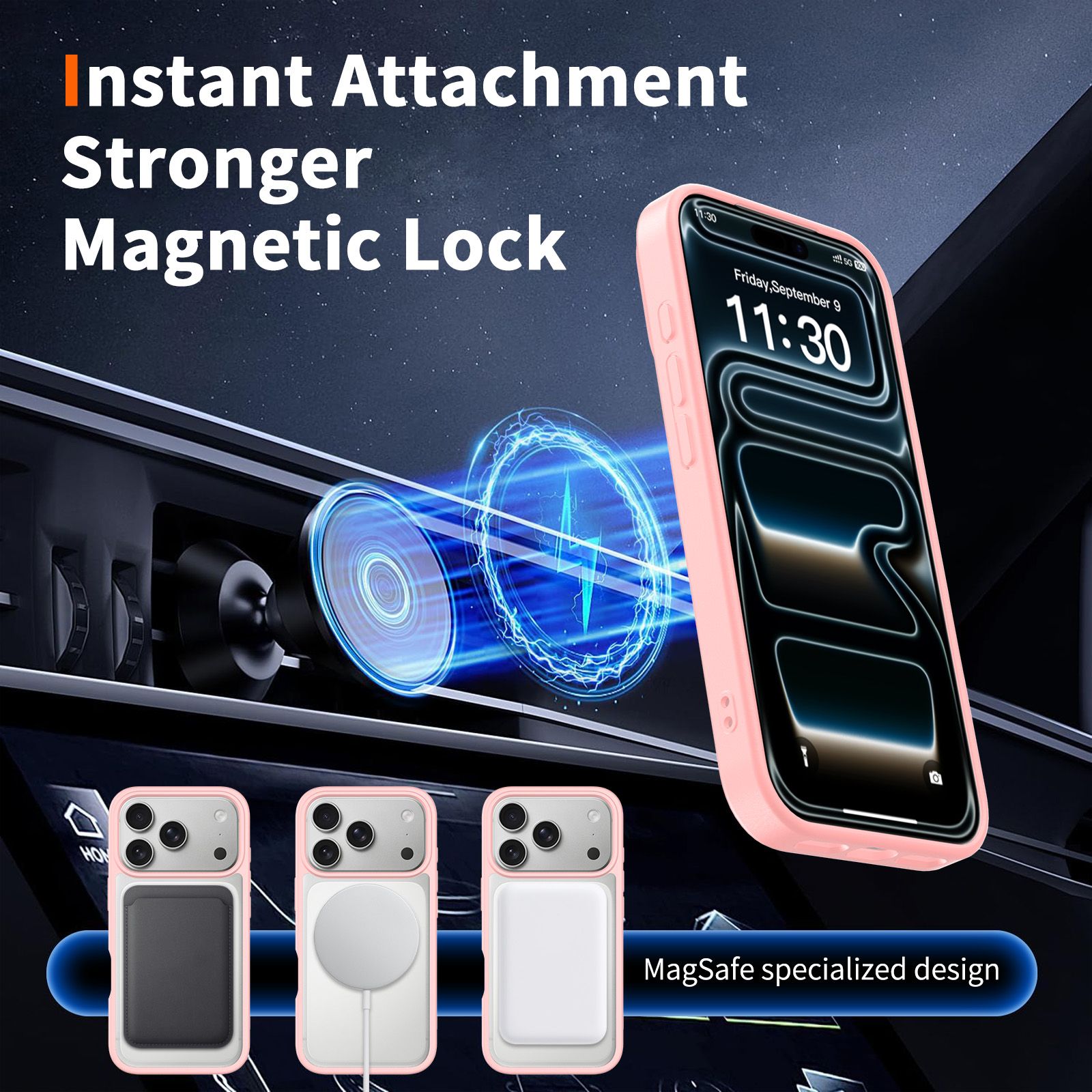 Prism Clear Magnetic Case — 129