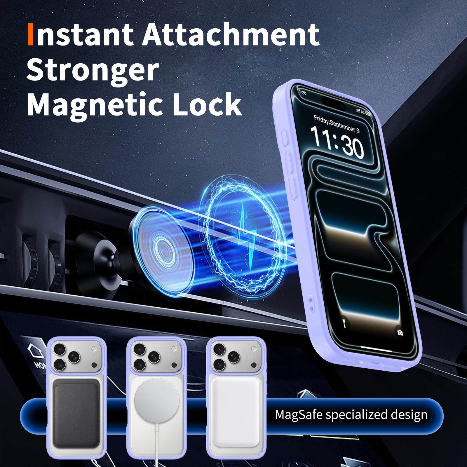 Prism Clear Magnetic Case — 141