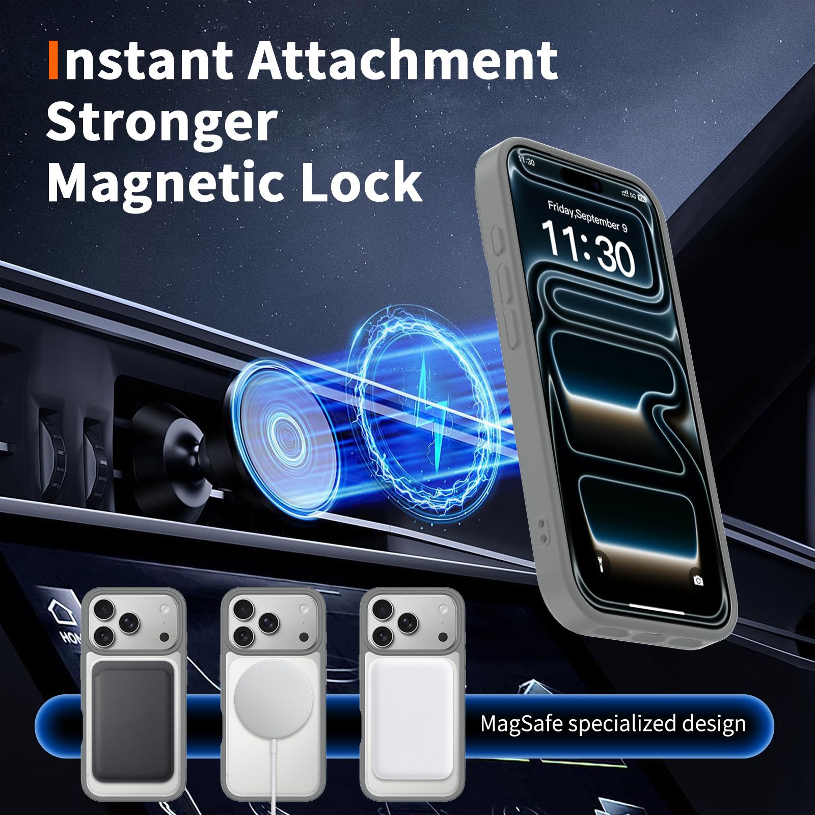 Prism Clear Magnetic Case — 165