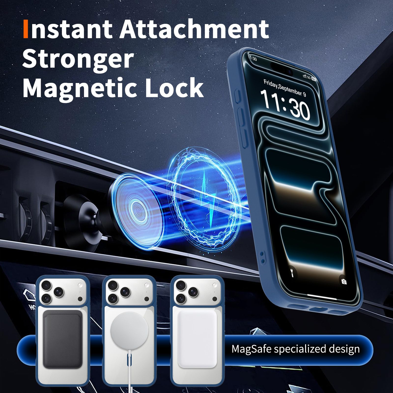 Prism Clear Magnetic Case — 207