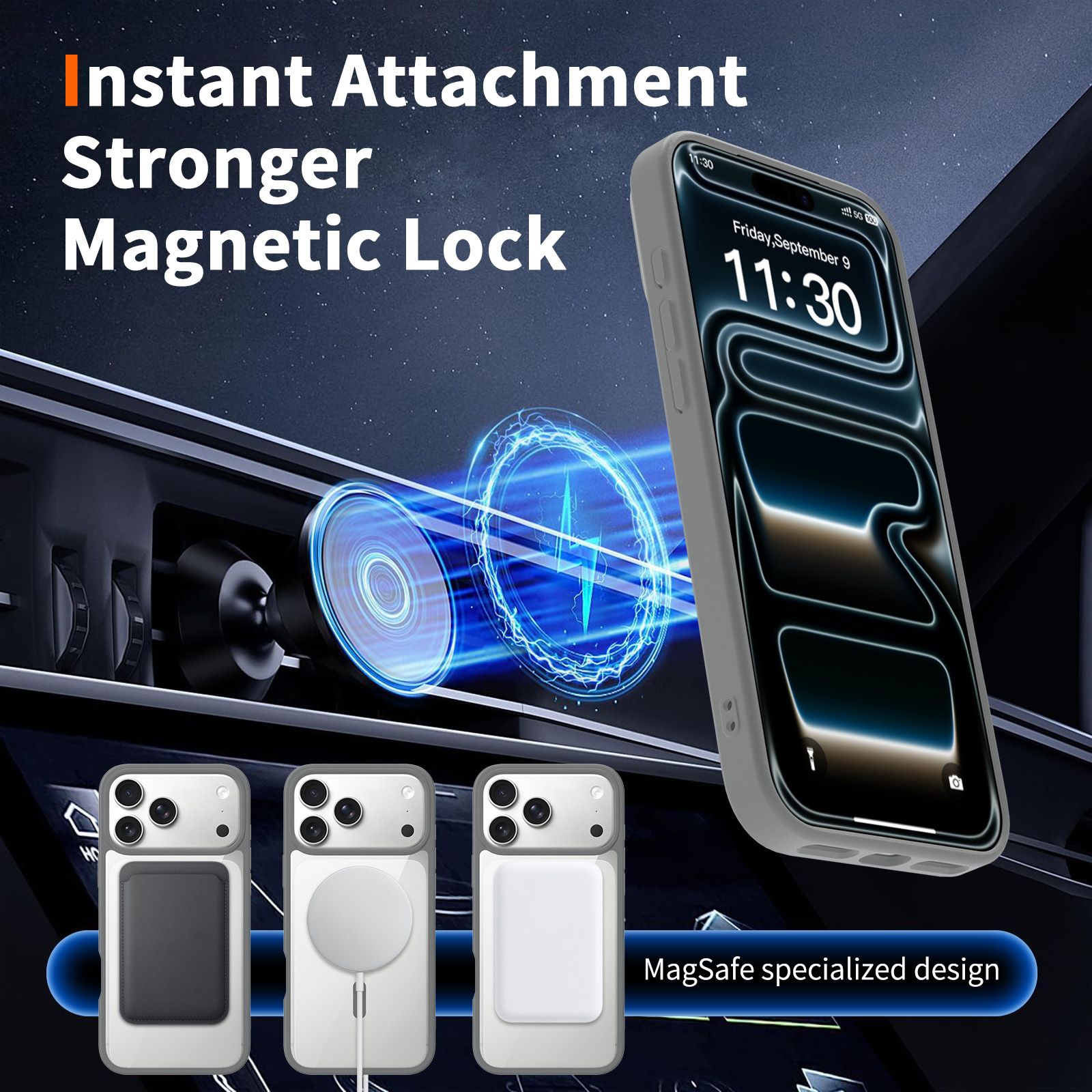 Prism Clear Magnetic Case — 201