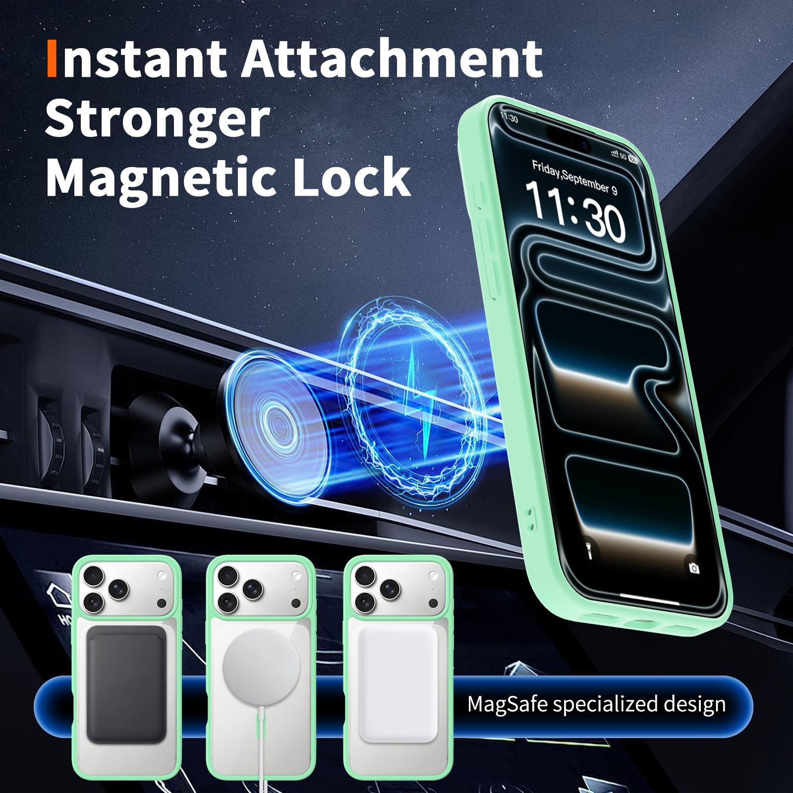 Prism Clear Magnetic Case — 183