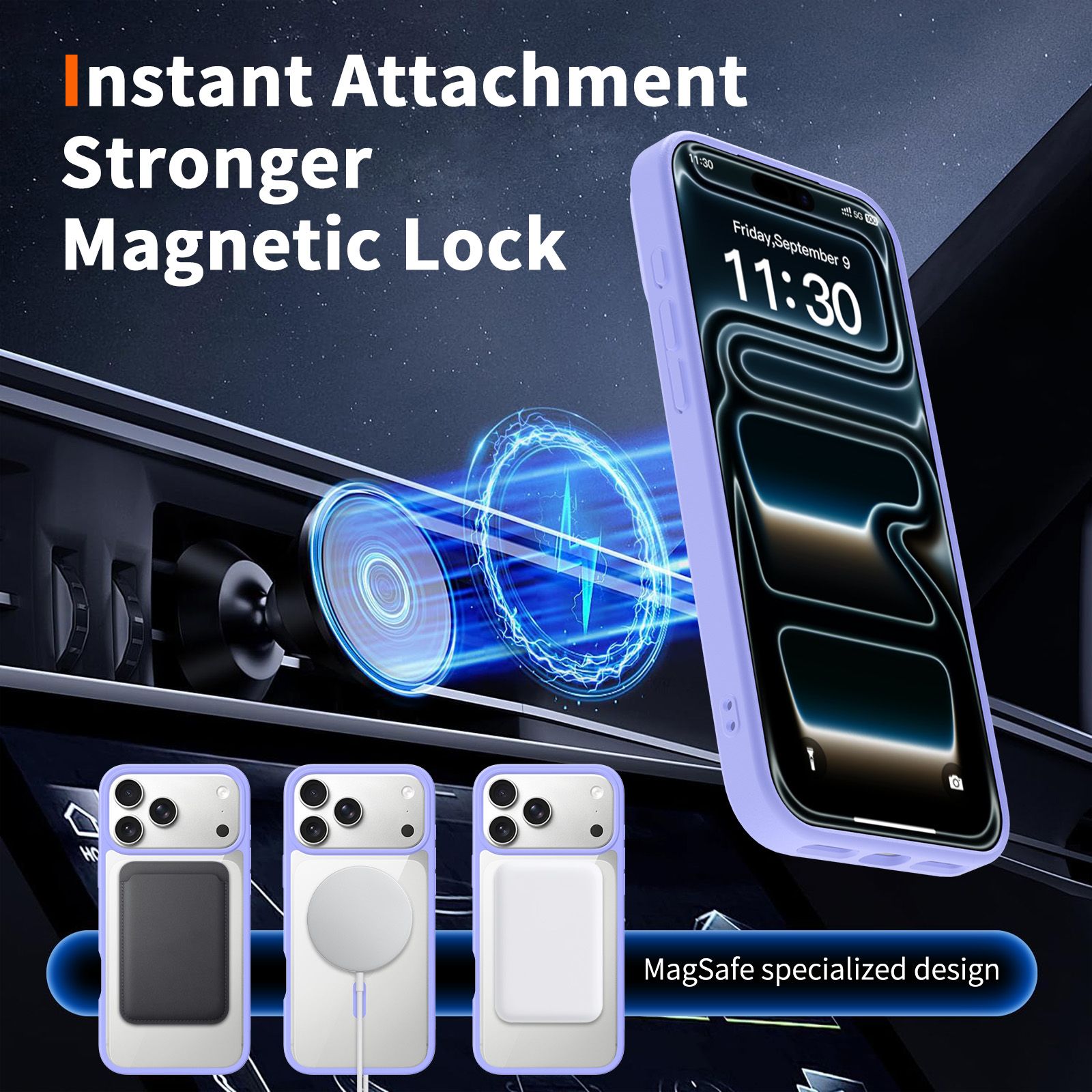 Prism Clear Magnetic Case — 189