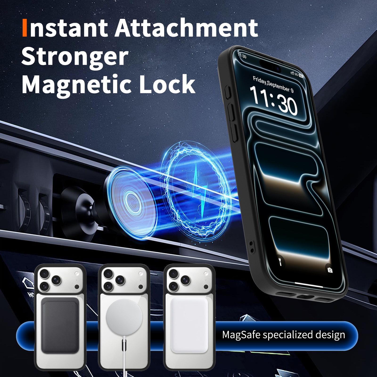Prism Clear Magnetic Case — 213