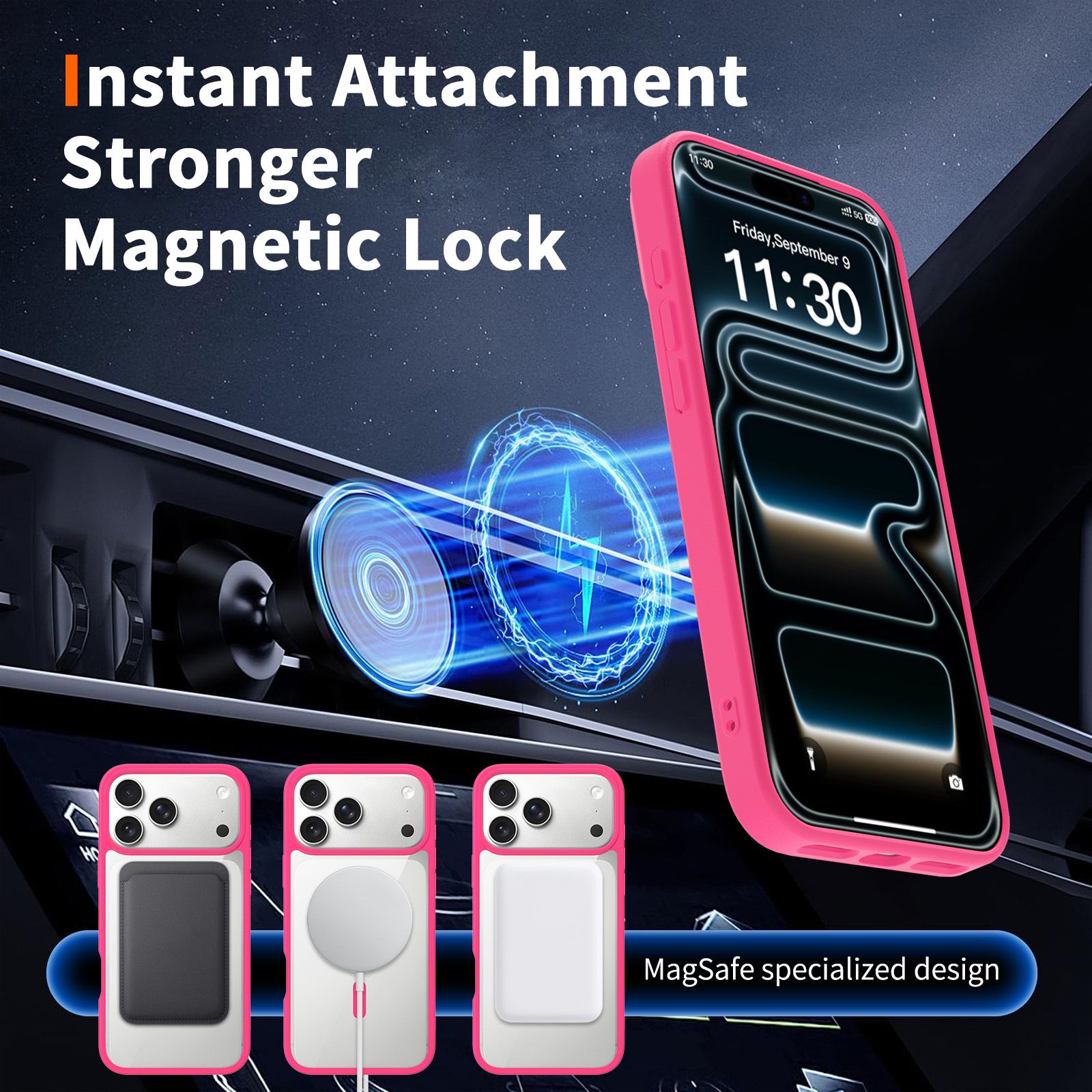 Prism Clear Magnetic Case — 195