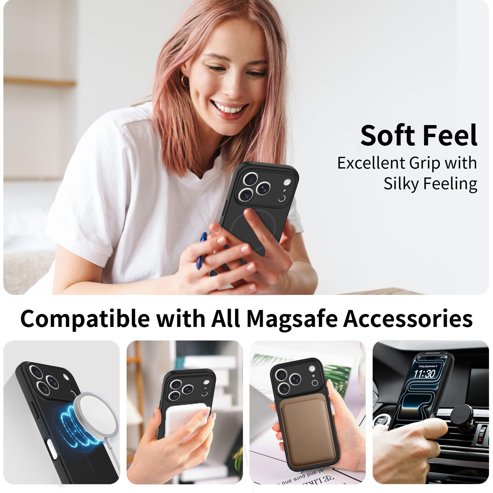 Onyx Skin Feel Magsafe Case — 133