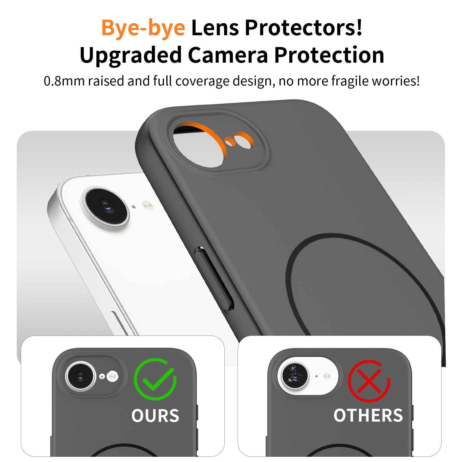 Aura Contrast Color Skin Feel Magsafe Case — 5