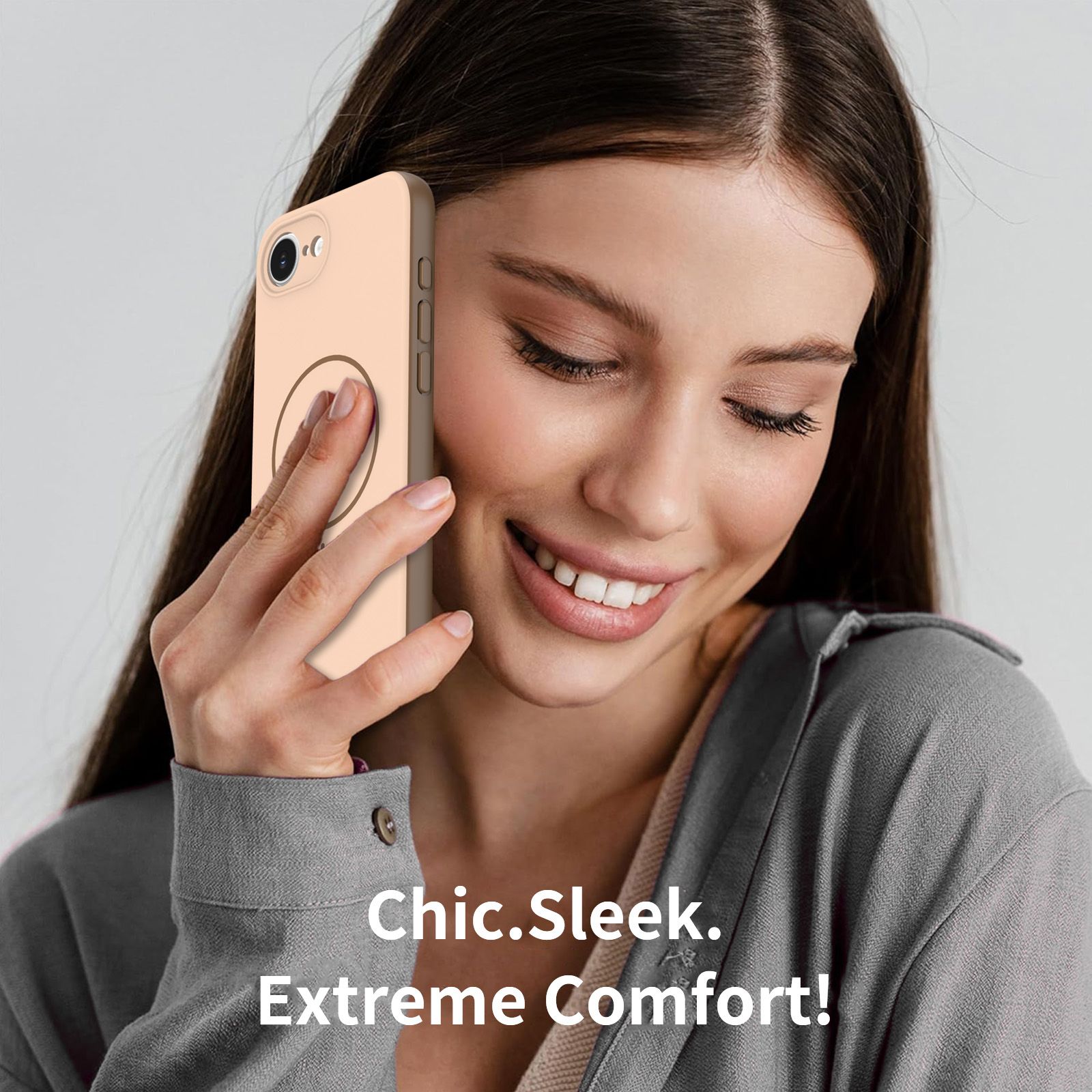 Aura Contrast Color Skin Feel Magsafe Case — 32