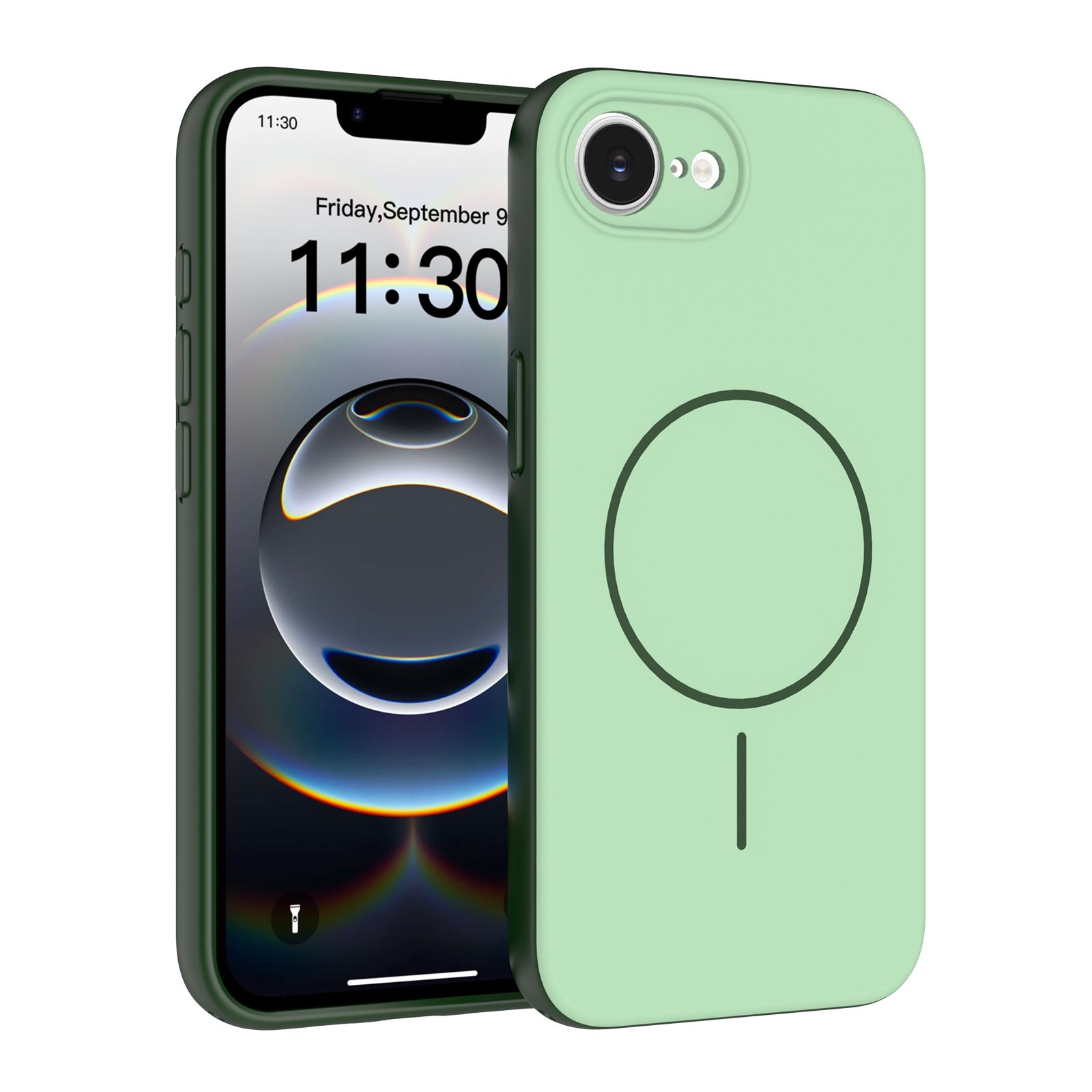 Aura Contrast Color Skin Feel Magsafe Case — 24