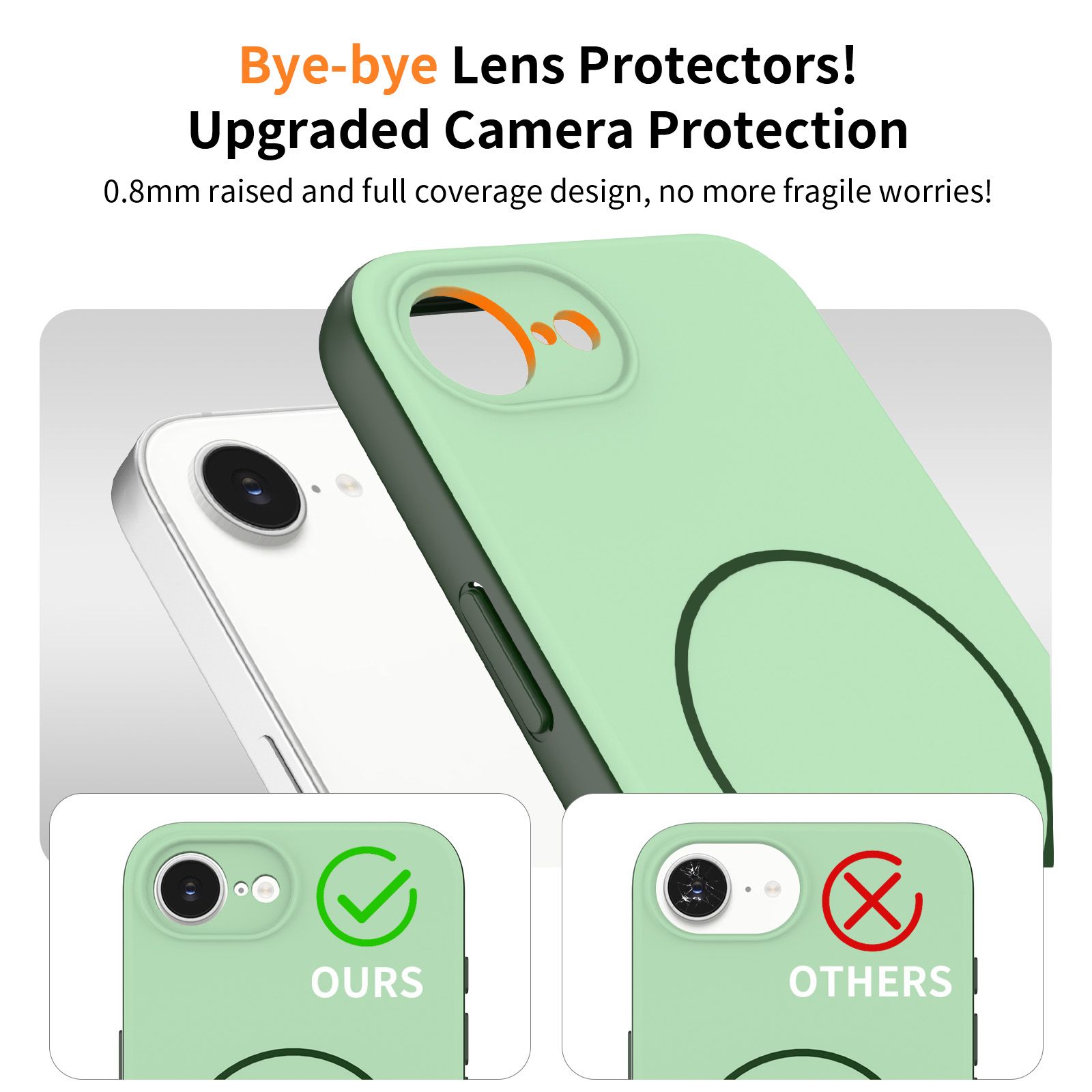 Aura Contrast Color Skin Feel Magsafe Case — 25
