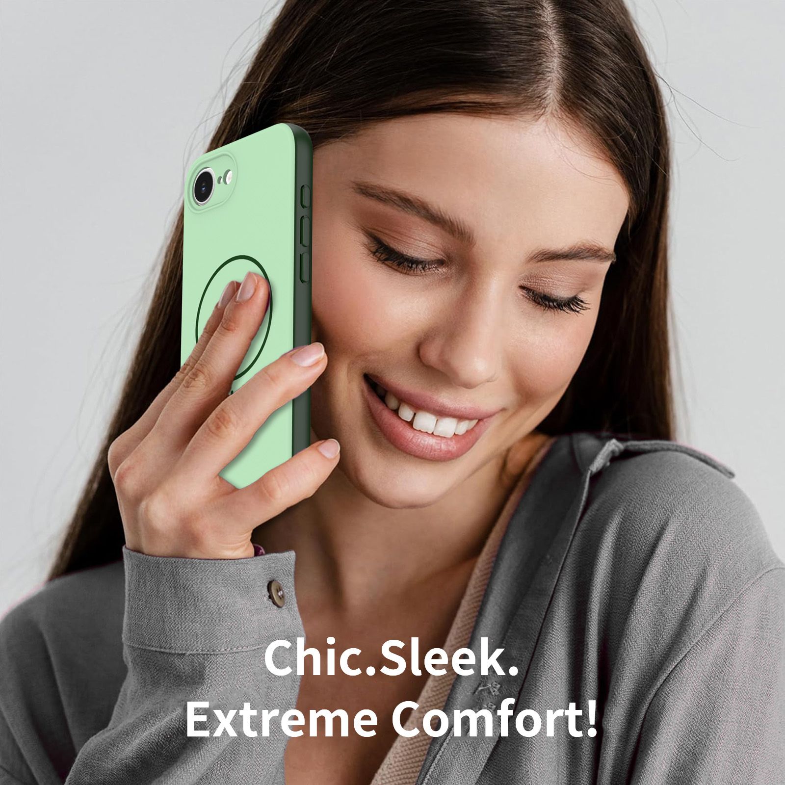 Aura Contrast Color Skin Feel Magsafe Case — 26