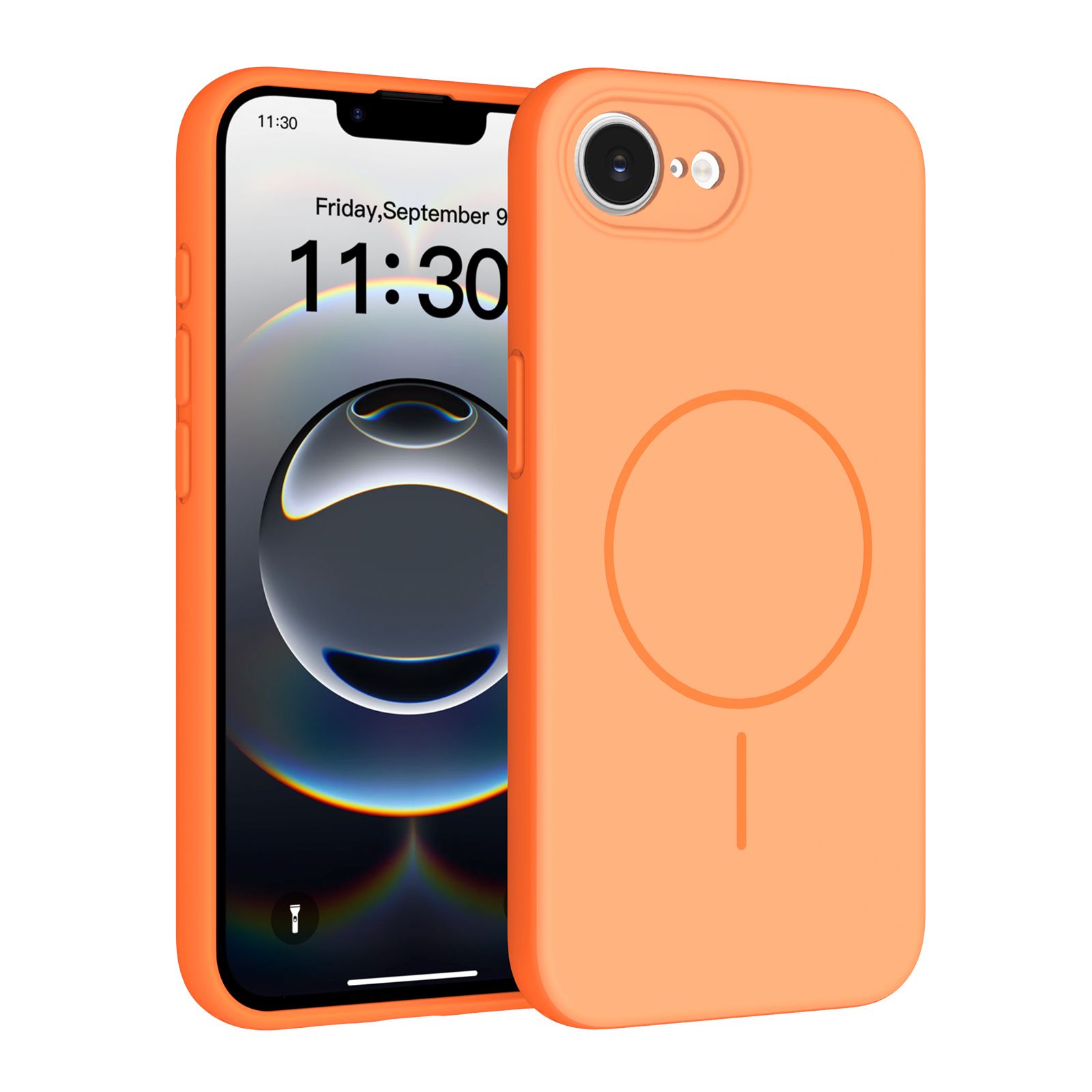 Aura Contrast Color Skin Feel Magsafe Case — 18