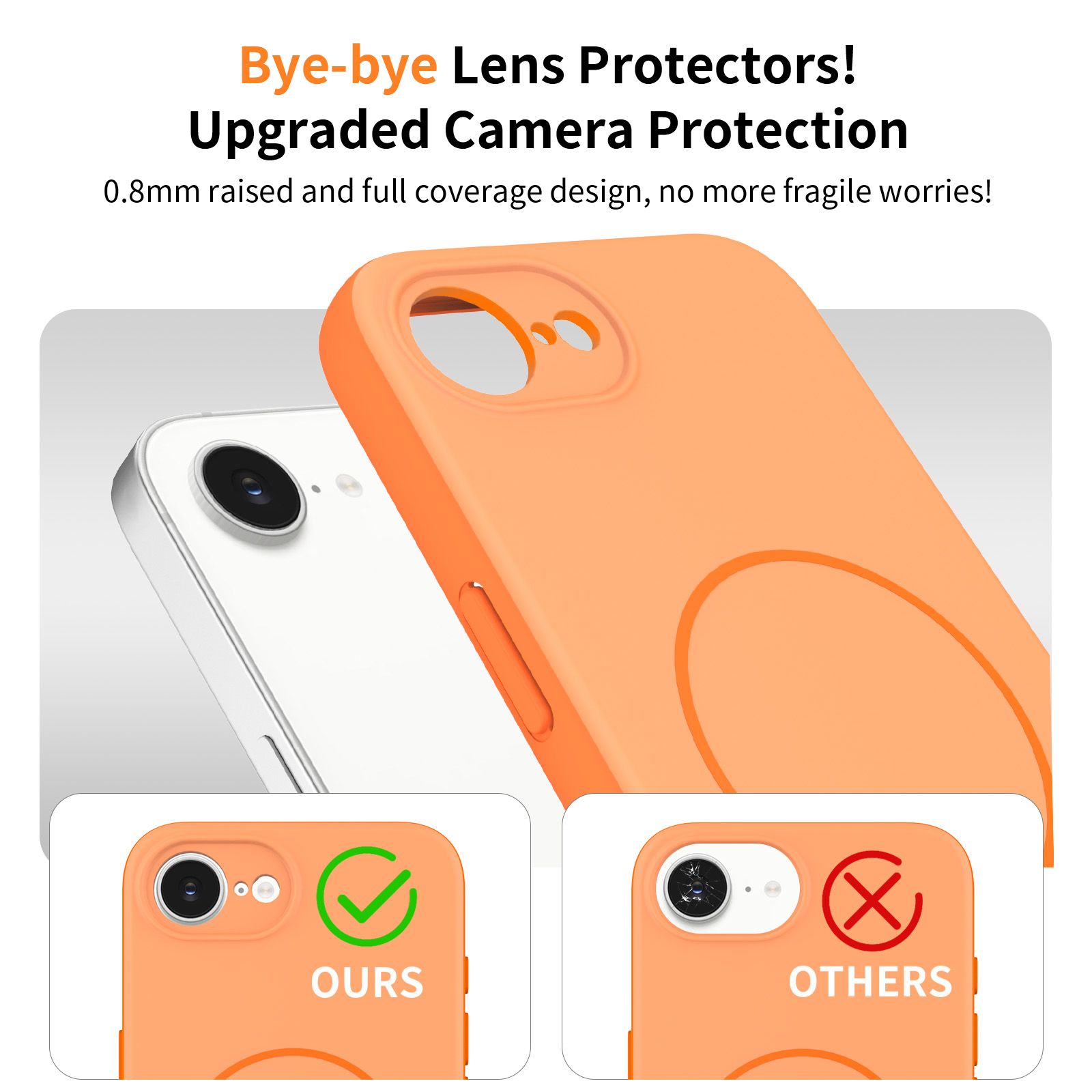Aura Contrast Color Skin Feel Magsafe Case — 19