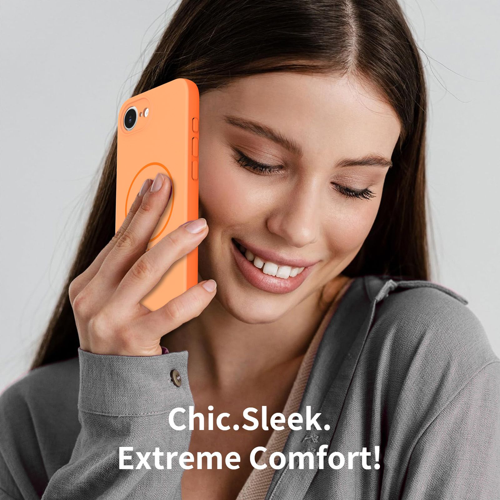 Aura Contrast Color Skin Feel Magsafe Case — 20