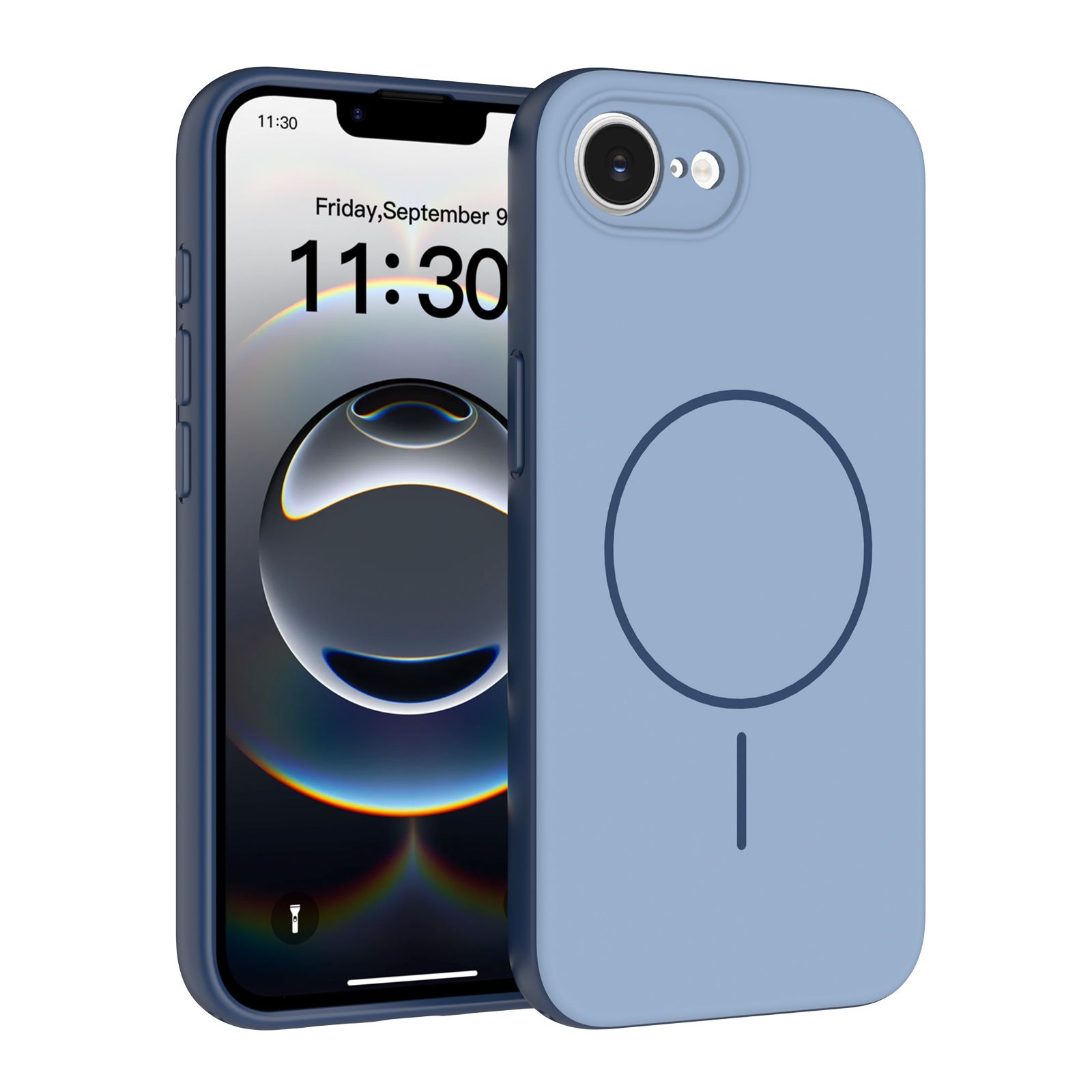 Aura Contrast Color Skin Feel Magsafe Case