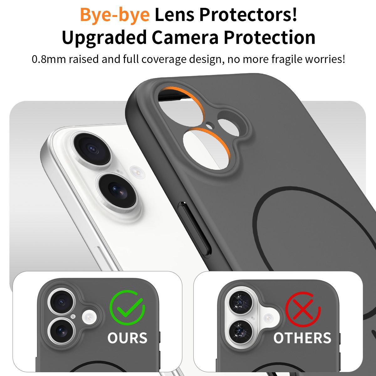 Aura Contrast Color Skin Feel Magsafe Case — 43