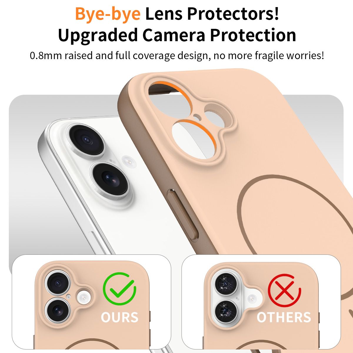 Aura Contrast Color Skin Feel Magsafe Case — 69