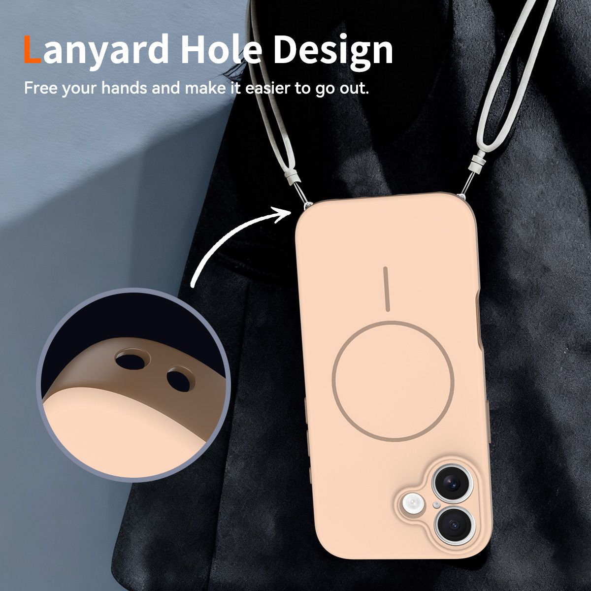 Aura Contrast Color Skin Feel Magsafe Case — 71