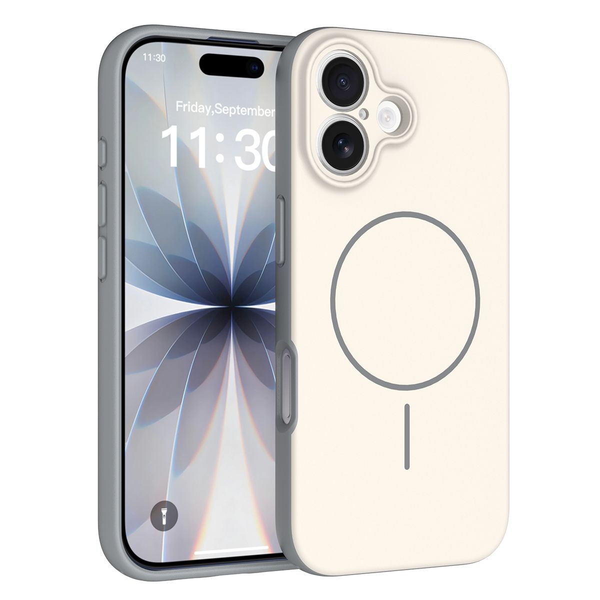 Aura Contrast Color Skin Feel Magsafe Case — 74