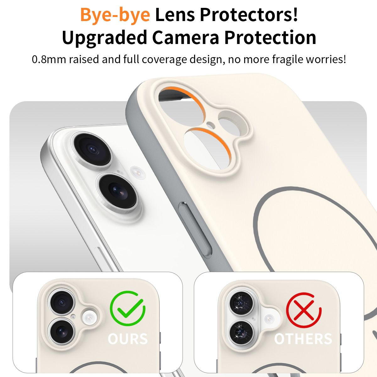 Aura Contrast Color Skin Feel Magsafe Case — 75