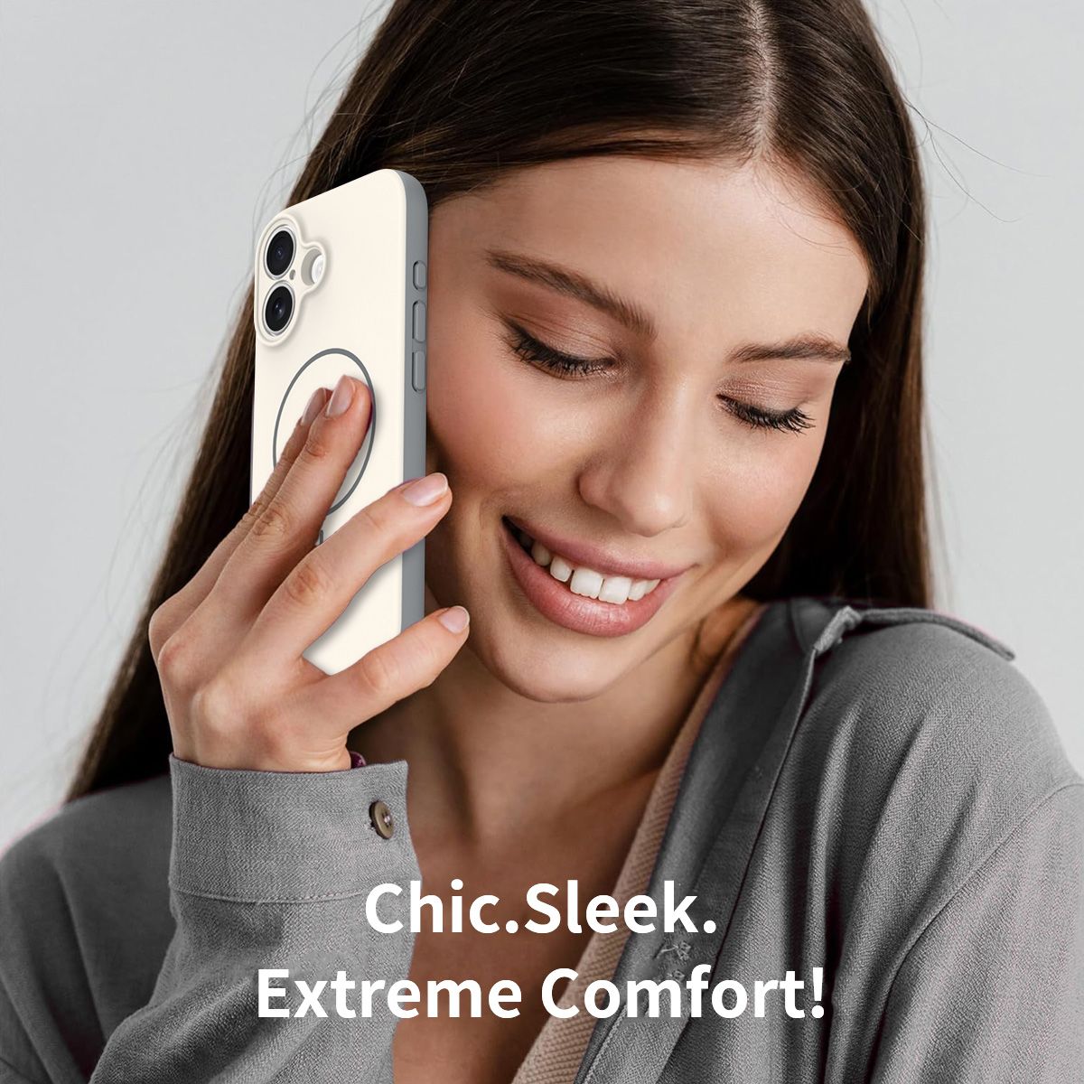 Aura Contrast Color Skin Feel Magsafe Case — 76