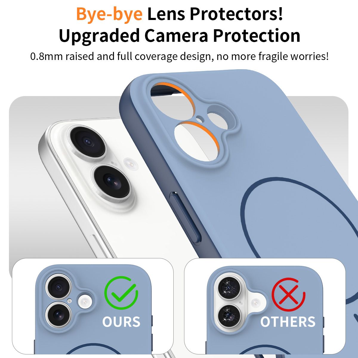 Aura Contrast Color Skin Feel Magsafe Case — 51
