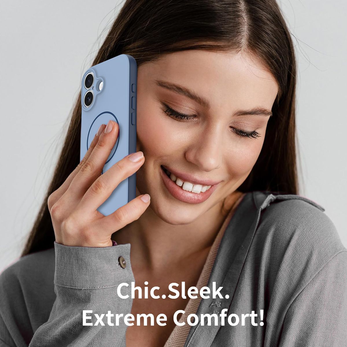 Aura Contrast Color Skin Feel Magsafe Case — 52