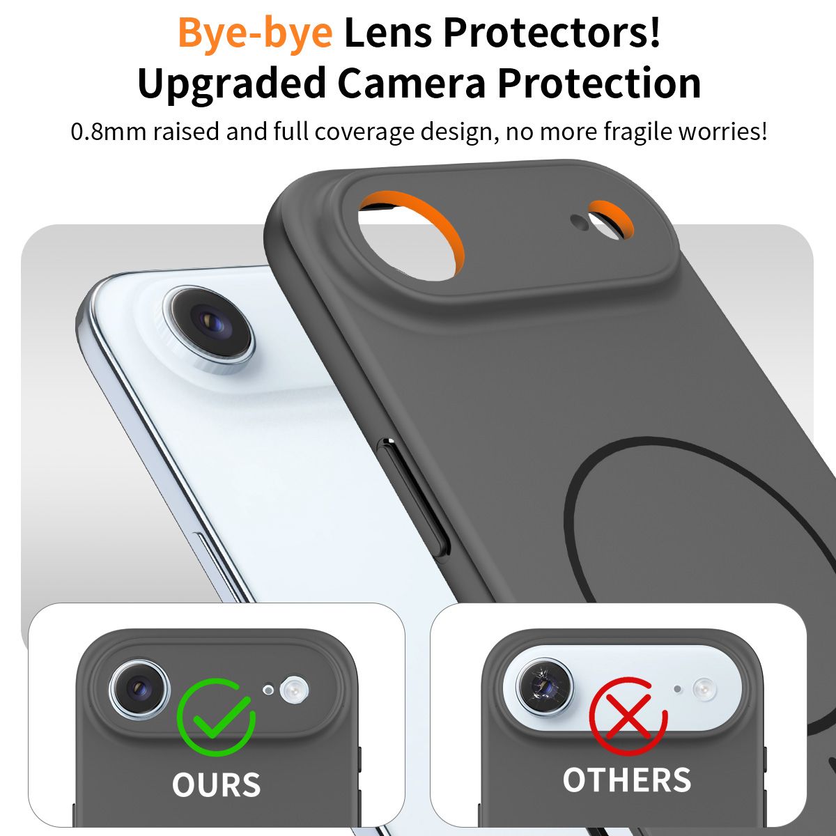 Aura Contrast Color Skin Feel Magsafe Case — 81
