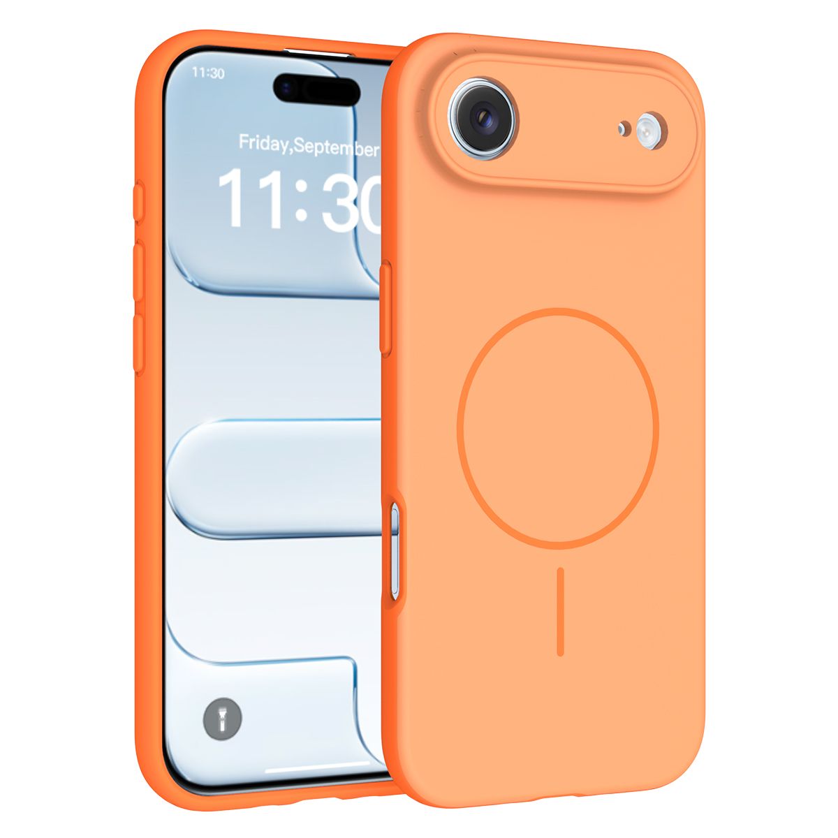 Aura Contrast Color Skin Feel Magsafe Case — 106