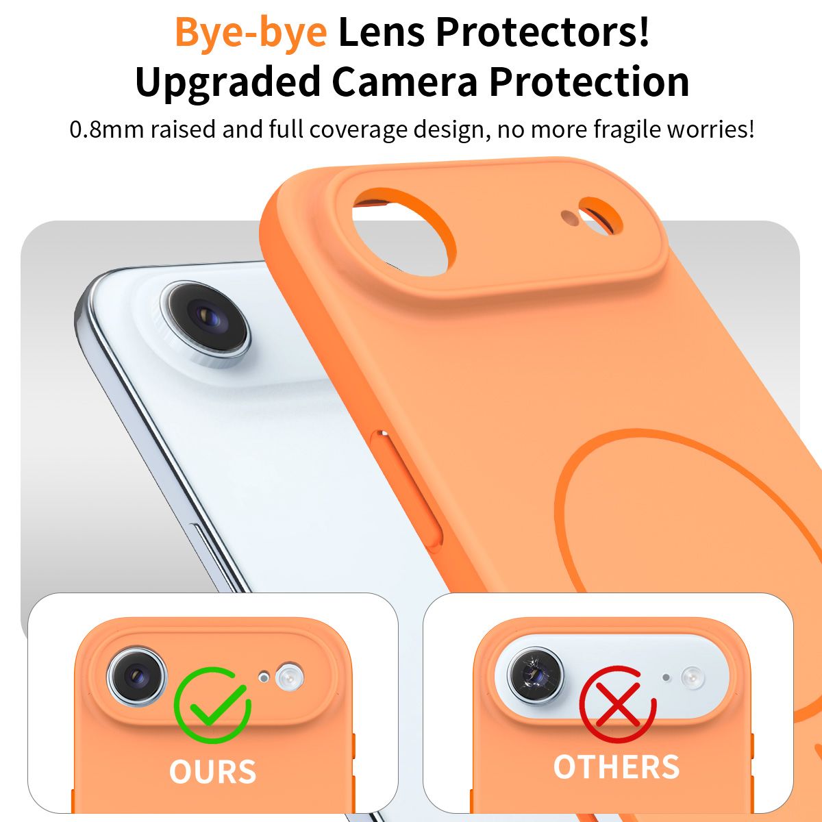 Aura Contrast Color Skin Feel Magsafe Case — 107