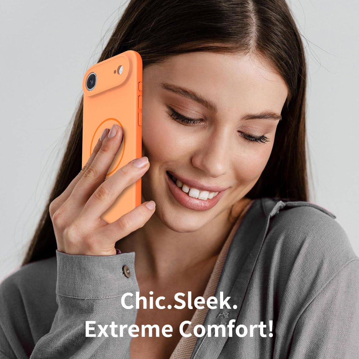 Aura Contrast Color Skin Feel Magsafe Case — 108