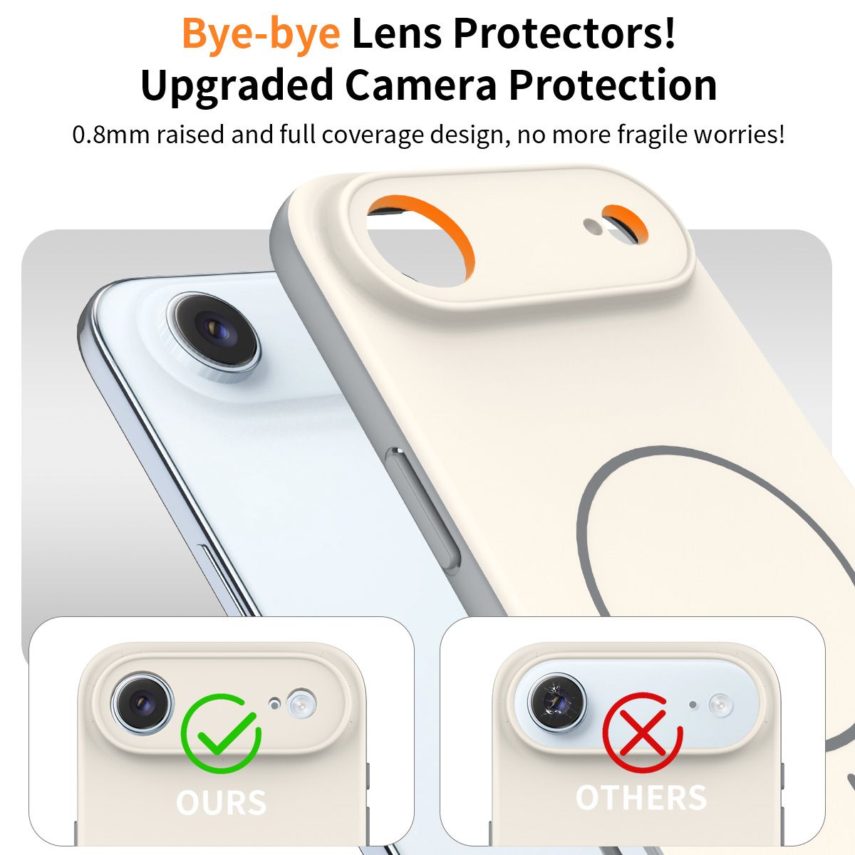 Aura Contrast Color Skin Feel Magsafe Case — 101