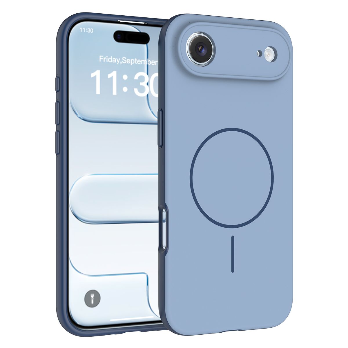 Aura Contrast Color Skin Feel Magsafe Case — 112