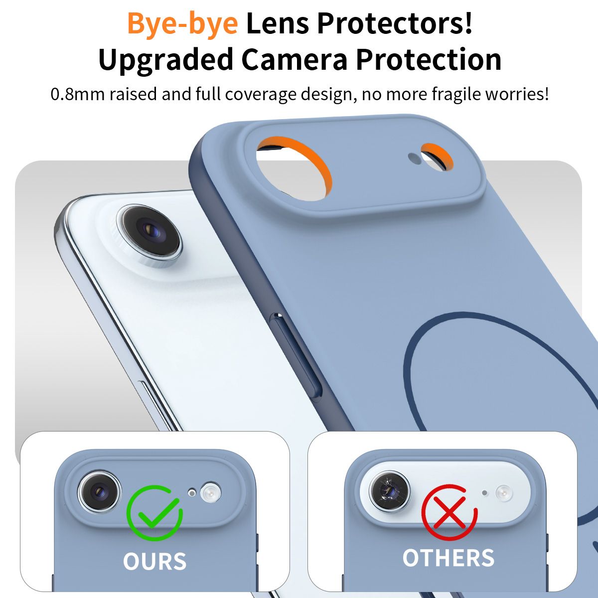Aura Contrast Color Skin Feel Magsafe Case — 113