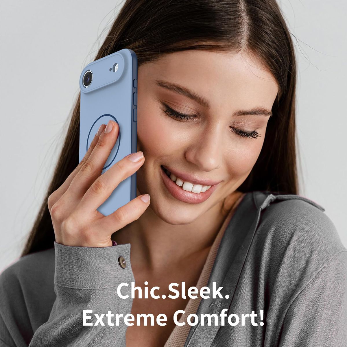 Aura Contrast Color Skin Feel Magsafe Case — 114