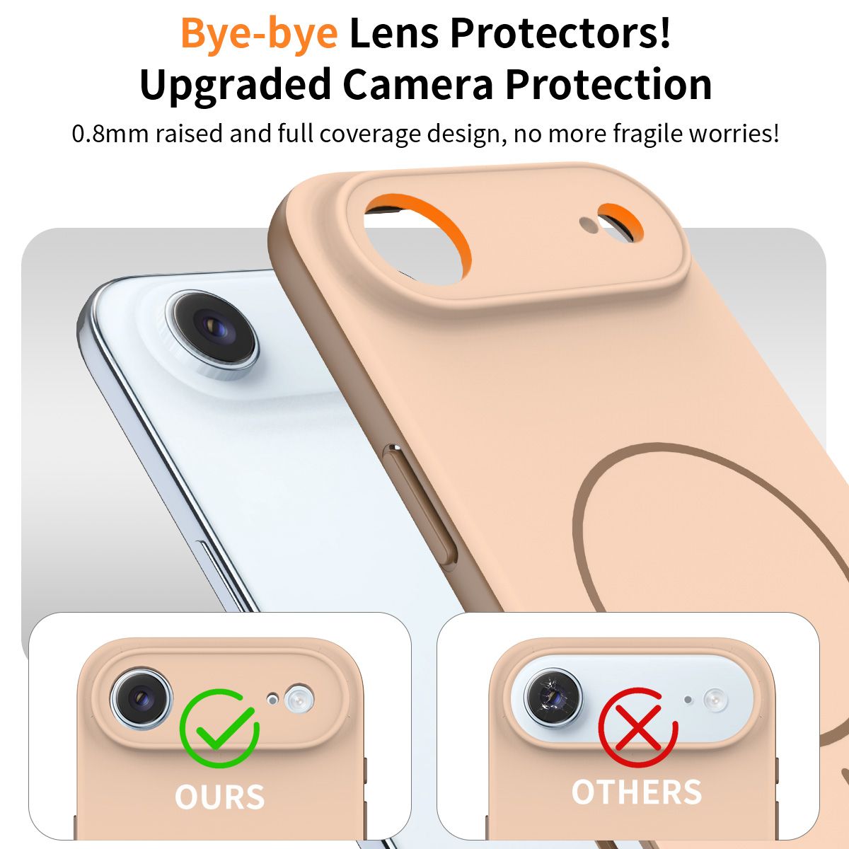 Aura Contrast Color Skin Feel Magsafe Case — 95