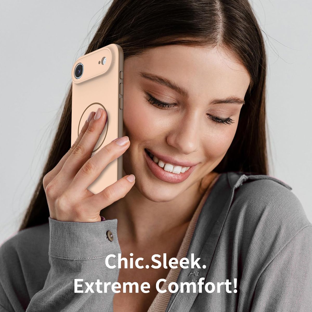 Aura Contrast Color Skin Feel Magsafe Case — 96