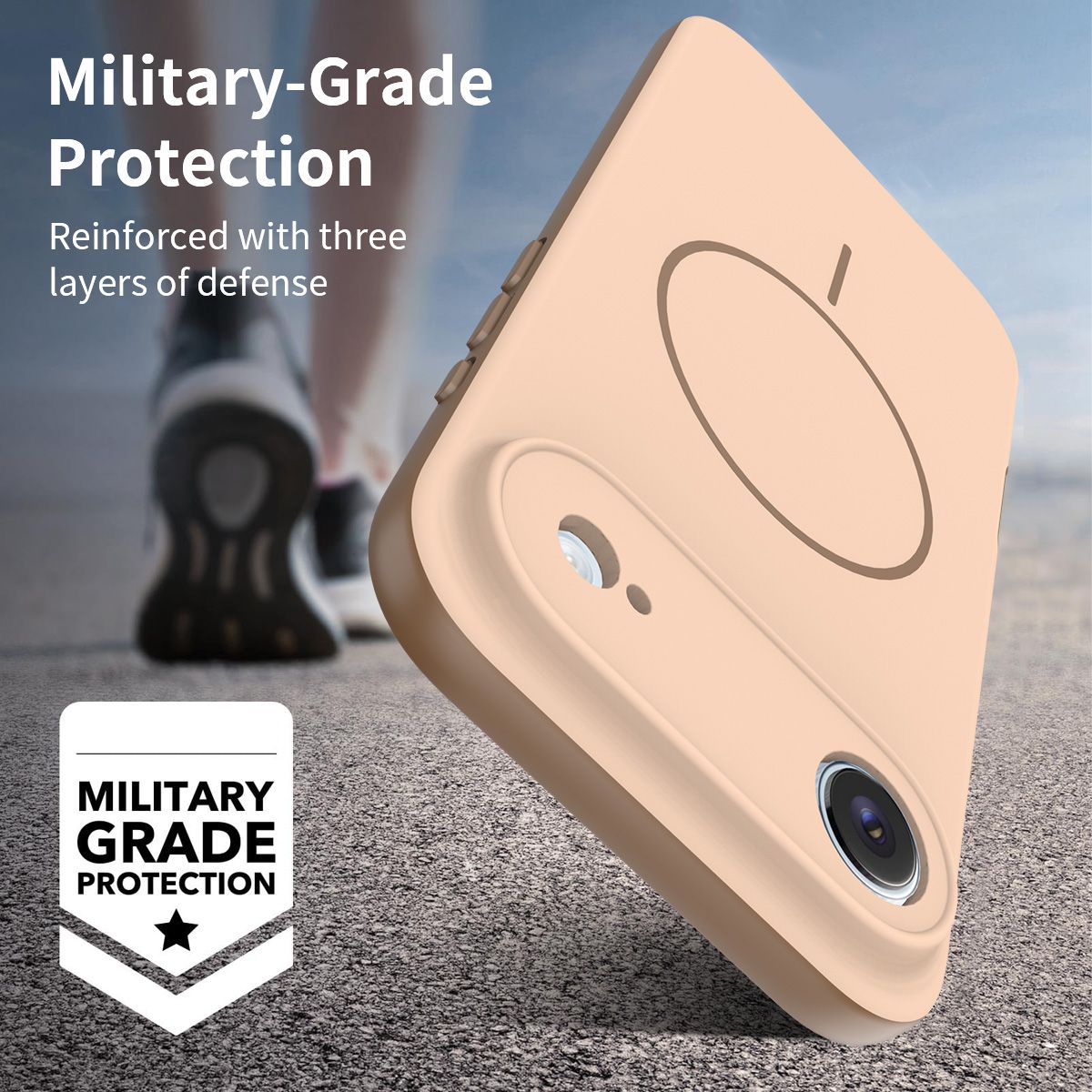 Aura Contrast Color Skin Feel Magsafe Case — 98