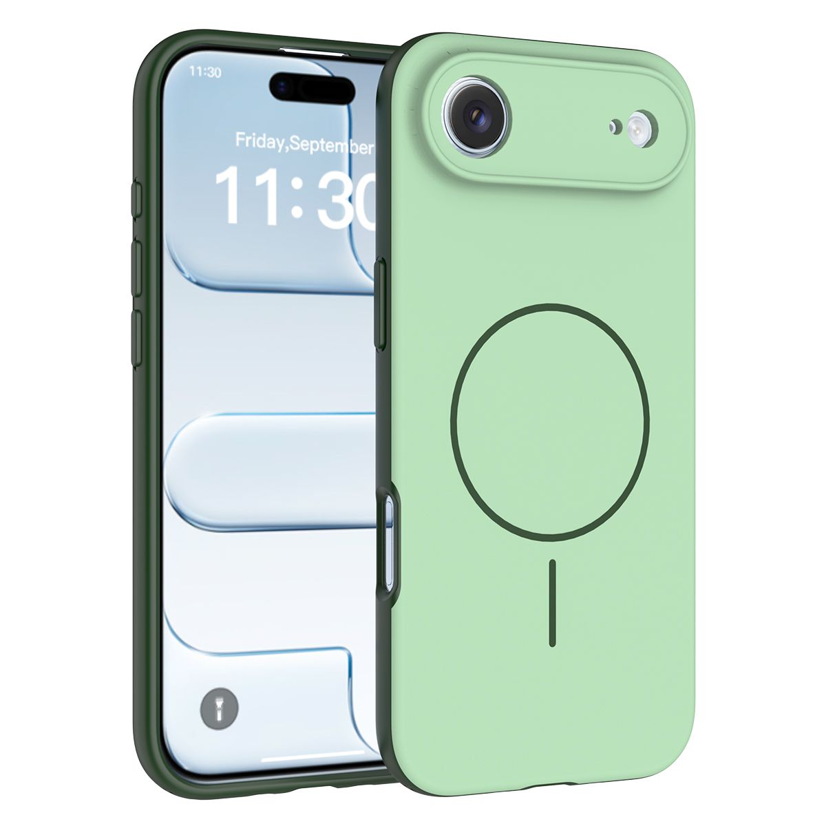 Aura Contrast Color Skin Feel Magsafe Case — 88